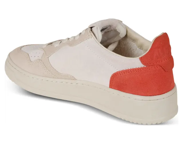 Autry Lace-up Perforated “Neutrals/Orange” (AULW TS25) (3)