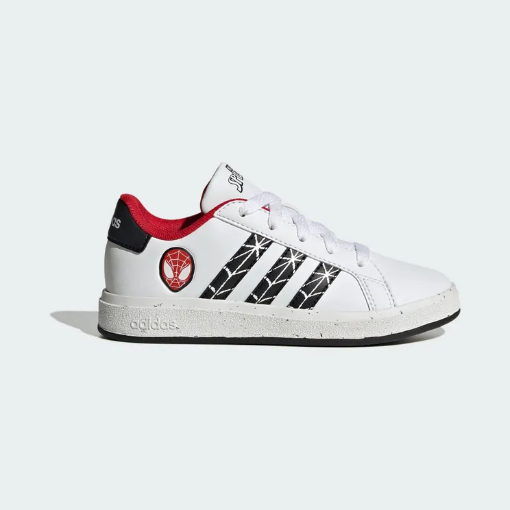 adidas Grand Court x Marvel Spider-Man Cloud White / Core Black / Better Scarlet (IG7169)