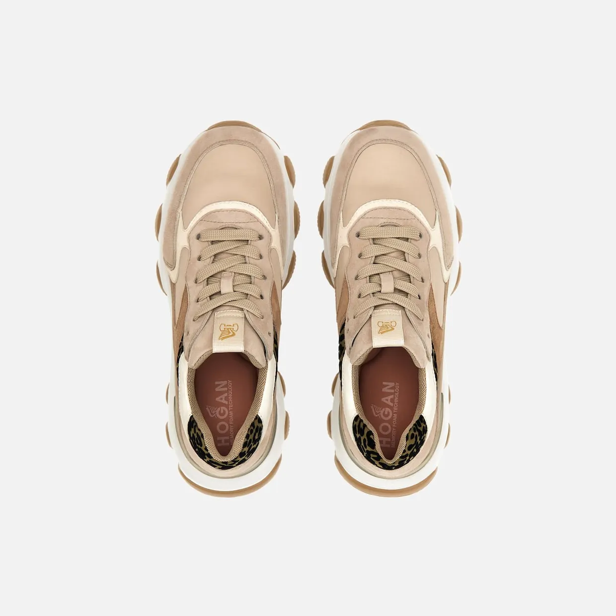 Hogan Hyperactive Pink Ivory Brown (HXW5400DG60AGZ0YBQ) (3)