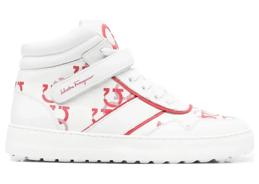 Ferragamo Klassische High-Top-Sneakers “White” (756261)
