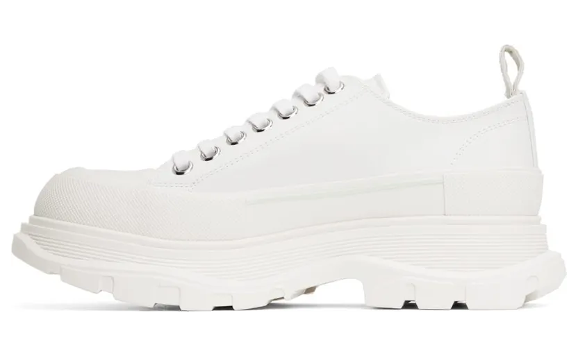 Alexander McQueen White Graffiti Tread Slick 9583 OP.WH/WHI/SIL/M (711108WIATC) (3)