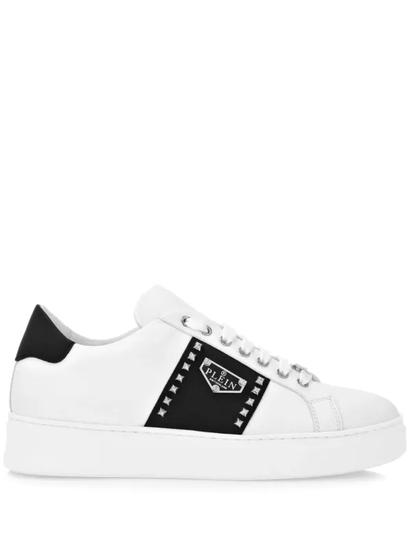 Philipp Plein Hexagon leren sneakers – White (LADSUSC0788PLE005N)