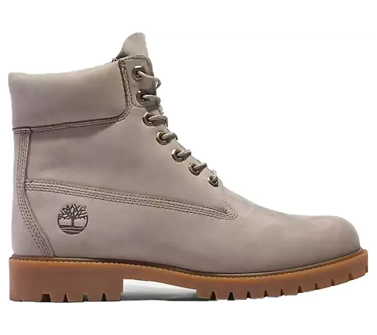 Timberland Heritage 6 Inch Lace Up Waterproof Light Taupe Nubuck (TB0A2N8P-EO2)