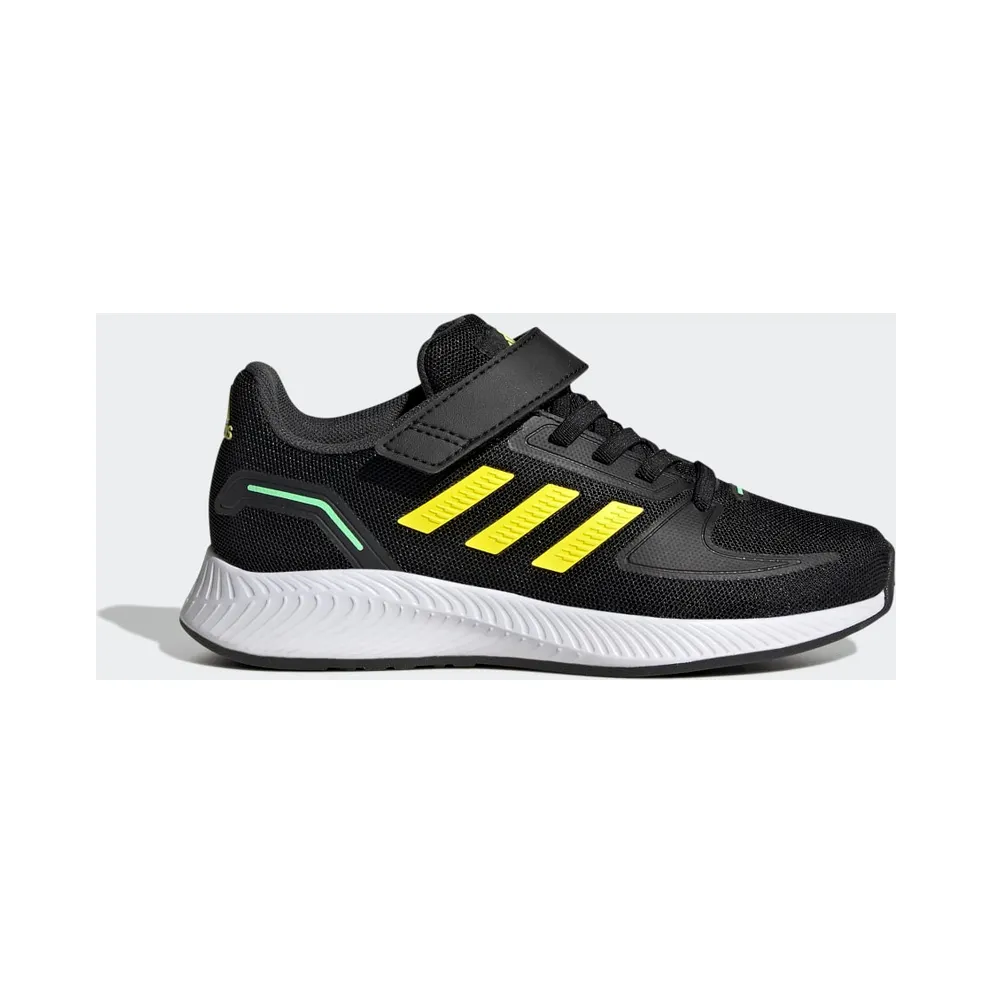 adidas Runfalcon 2.0 Schuh Core Black / Beam Yellow / Beam Green (HR1394)