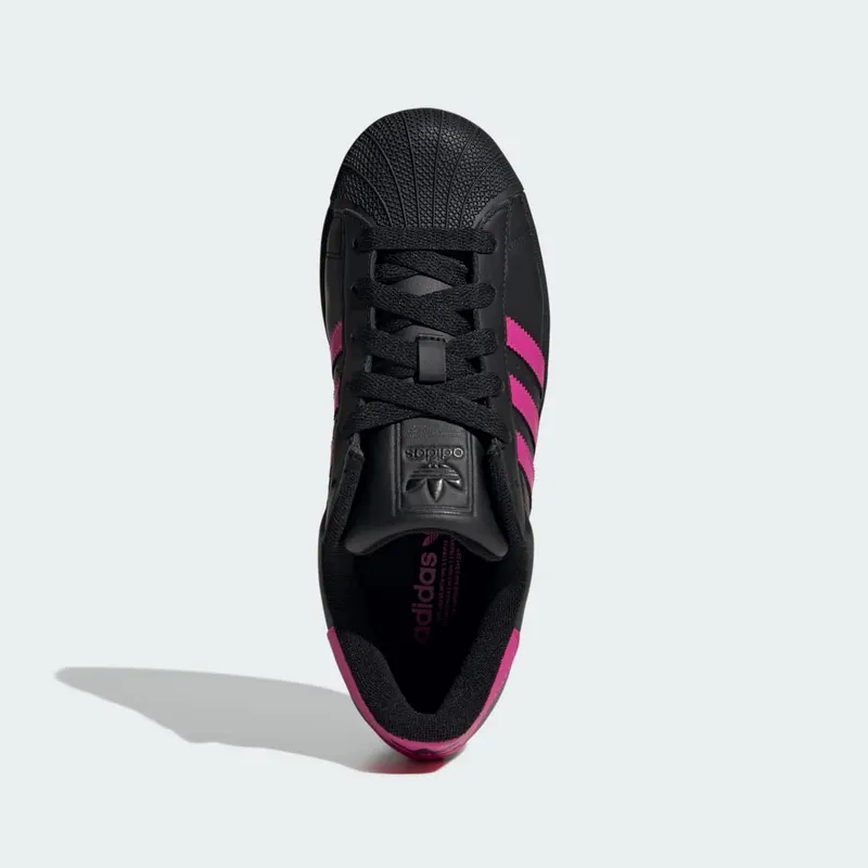 Adidas Superstar II Core Black / Semi Lucid Fuchsia / Core Black (JS1339)