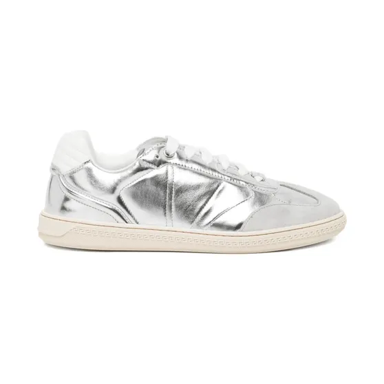 Versace Greca Court Sneakers im Metallic-Look – Silber (10218631A17248)