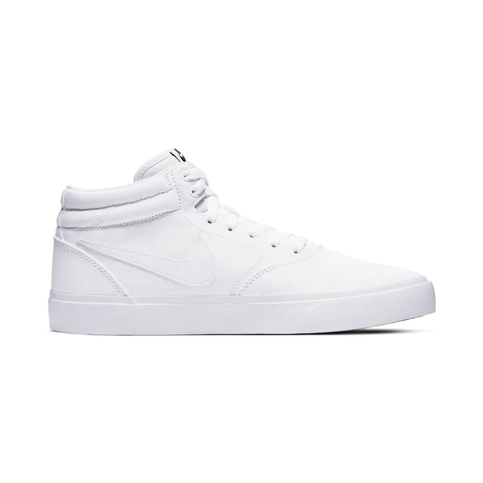 Nike SB Charge Mid Canvas Triple White White/White/White (CN5264-100)