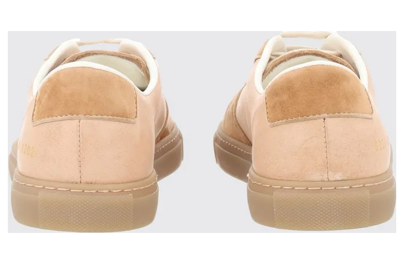 Common projects Two-Tone Nappa and Suede Low-Top Sneakers Beige (62241302) (2)