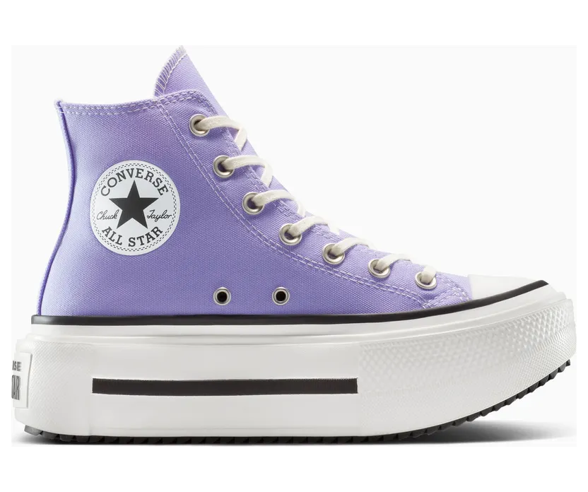 Converse Chuck Taylor All Star Lift Double Stack Violet Heat/Egret/Black (A15206C)