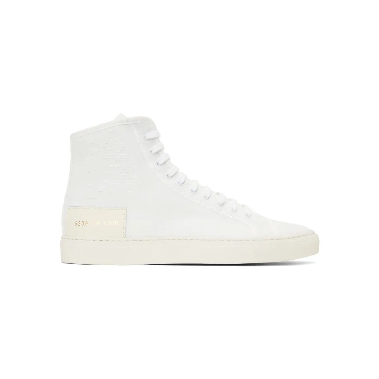 Common Projects White Recycled Nylon Tournament High Sneakers (5209)