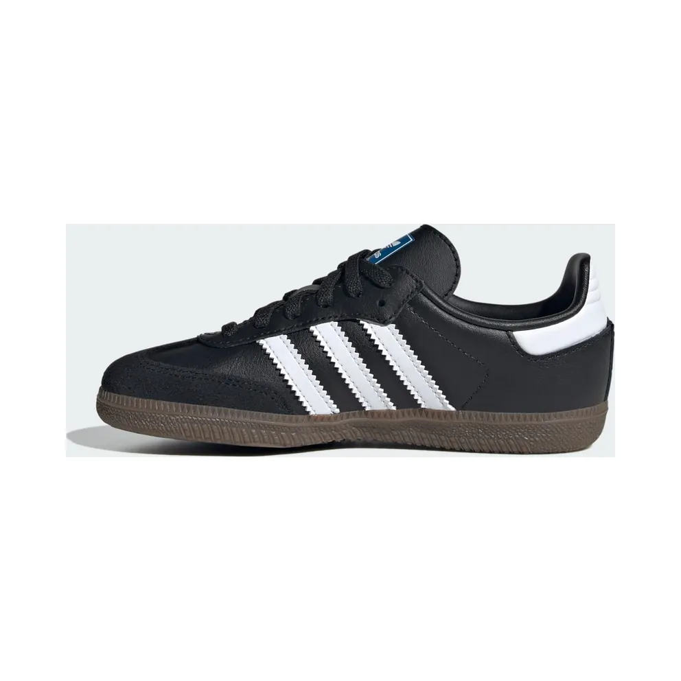 Adidas Samba OG Comfort Closure with Elastische Veters Kids Core Black / Cloud White / Gum (JQ6390)