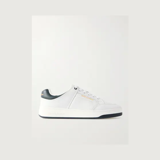 Saint Laurent SL/61 Perforated Leather Sneakers White (79990104GAC)