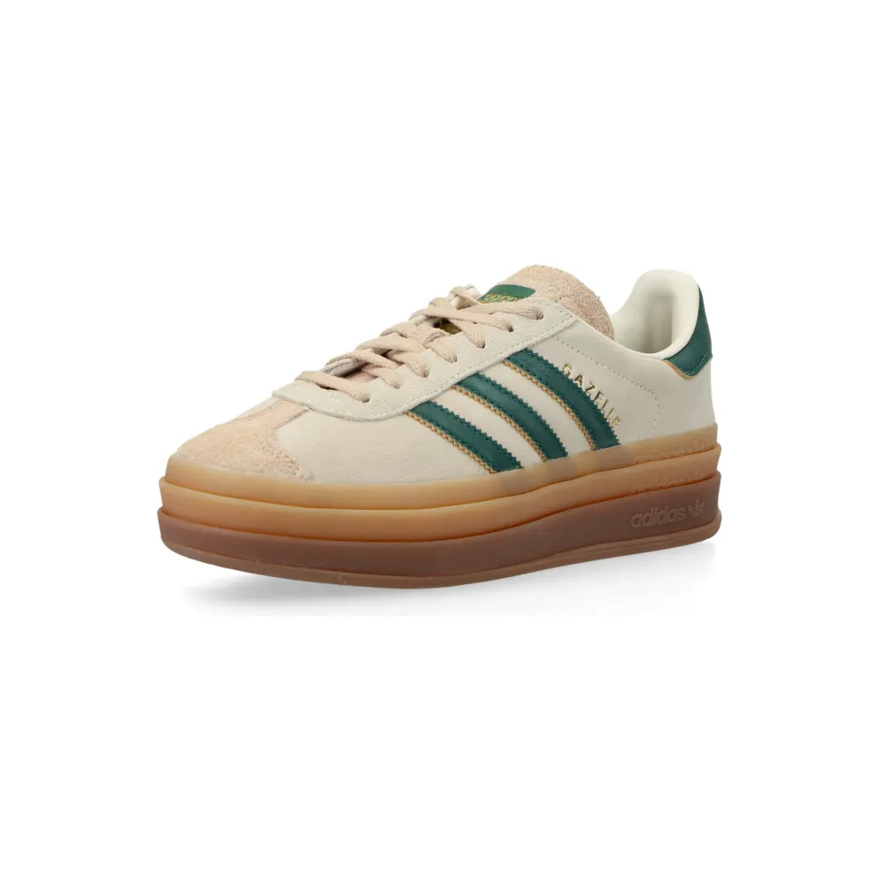 adidas Gazelle Bold W (cream white / collegiate green) – ID7056