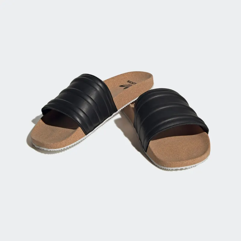 Adidas Island Club Adilette Premium Slides Core Black / Core Black / Light Solid Grey (HQ1998)