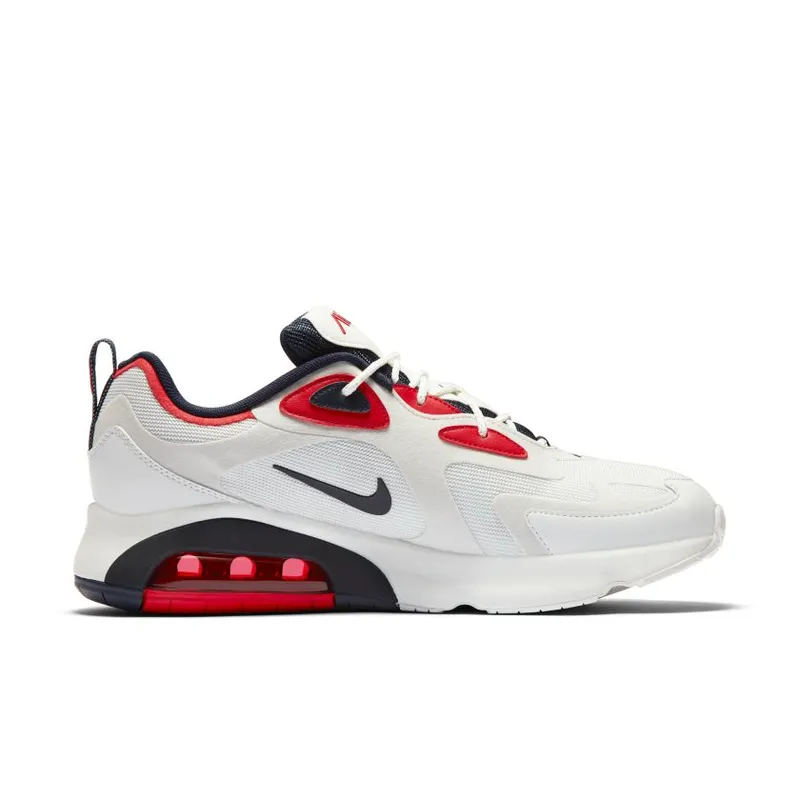 Nike Air Max 200 Summit White ‘USA Vibes’ Summit White/Obsidian/Platinum Tint (CT1262-101)