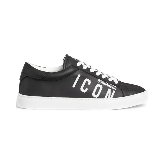 DSQUARED2 Icon low-top met logoprint “Black” (SNM038401500001)