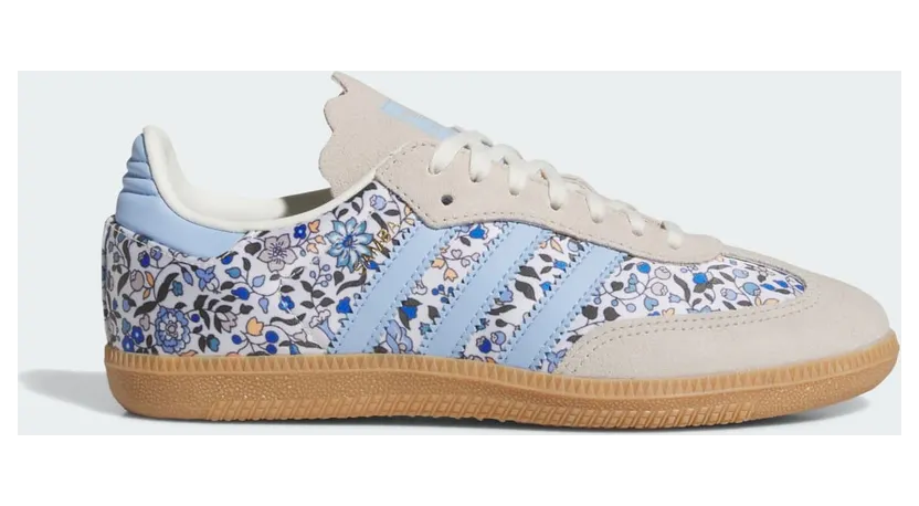 Adidas Samba OG x Liberty London Kids Blue / Off White / Gum (JP8080)