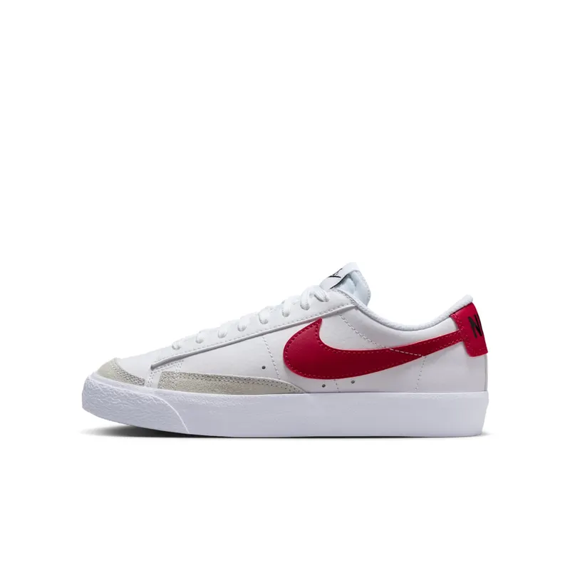 Nike Blazer Low ’77 GS “White Black Gym Red” (DA4074-126)