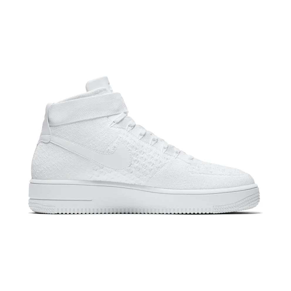 Nike Af1 Ultra Flyknit Mid White/White White/White (817420-102)
