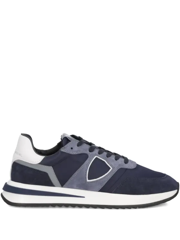 Philippe Model Paris Sneakers with mesh vlakken – Blue (TYLUWD03)