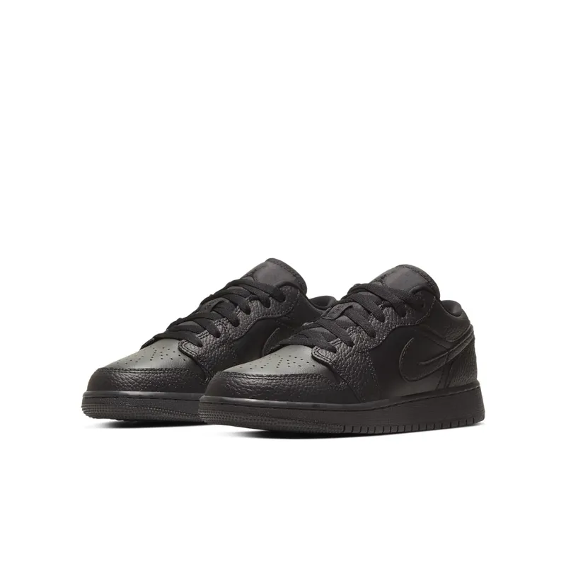 Air Jordan 1 Low Older Kids’ Black (553560-091)