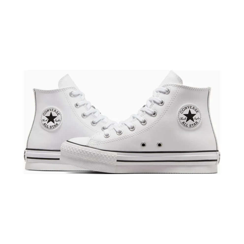 Converse Chuck Taylor All Star Lift Platform Leather White/natural Ivory/Black