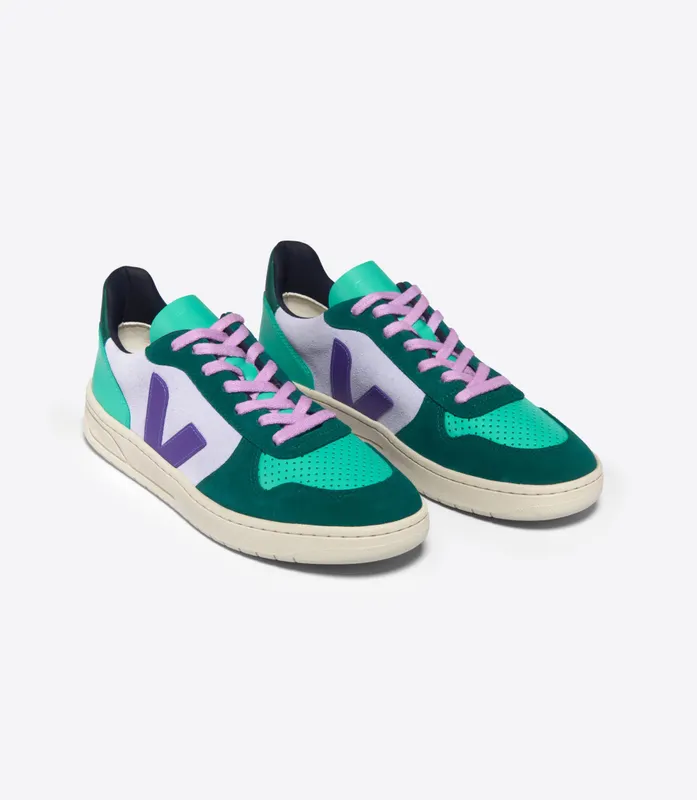 Veja V-10 SUEDE MULTICO SWAN PURPLE PIERRE – “Blue” (VX0303670A)