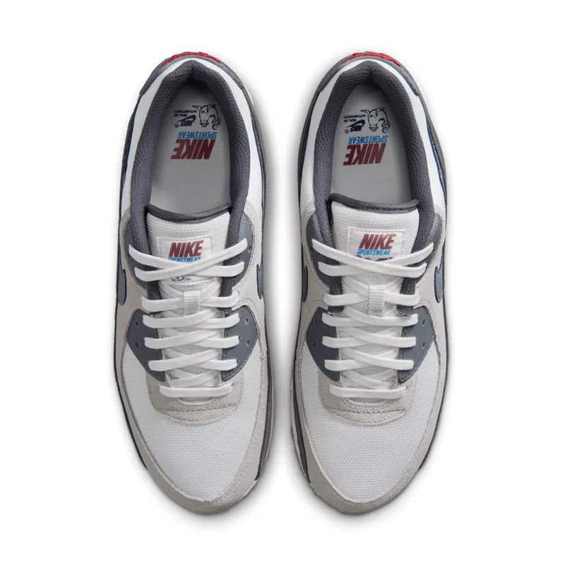 Nike Air Max 90 Premium “Summit White / College Grey / Anthracite / Particle Grey” (IW6954-121)