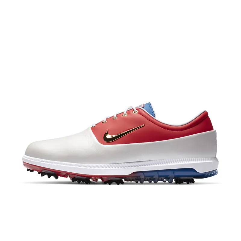 Nike  Air Zoom Victory Tour Golf USA Metallic Summit White/University Red-Team Royal-Metallic Gold (CQ9372-110)