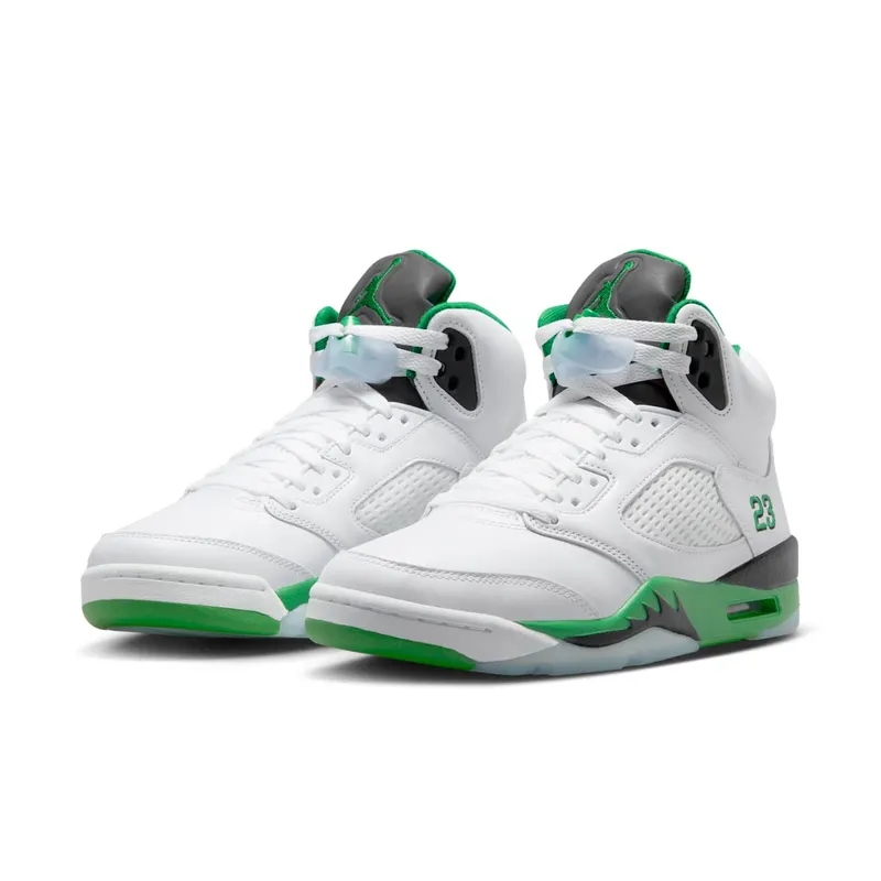 Air Jordan 5 Retro ‘Lucky Green’ White/Black/Ice Blue/Lucky Green (DD9336-103)