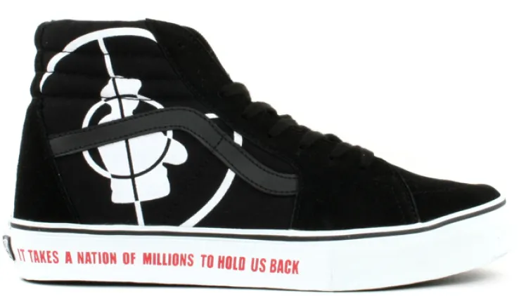Vans Sk8-Hi Supreme Public Enemy Black White Black/White (5781476)