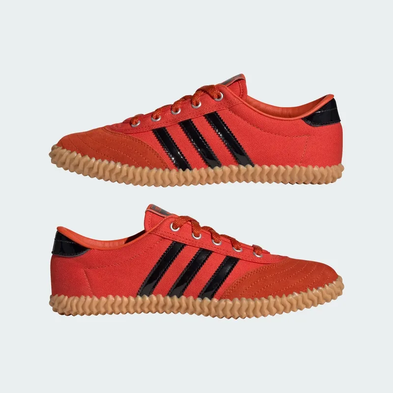 Adidas Volley Plimsoll Sneakers Collegiate Orange / Core Black / Gum (JR5753)