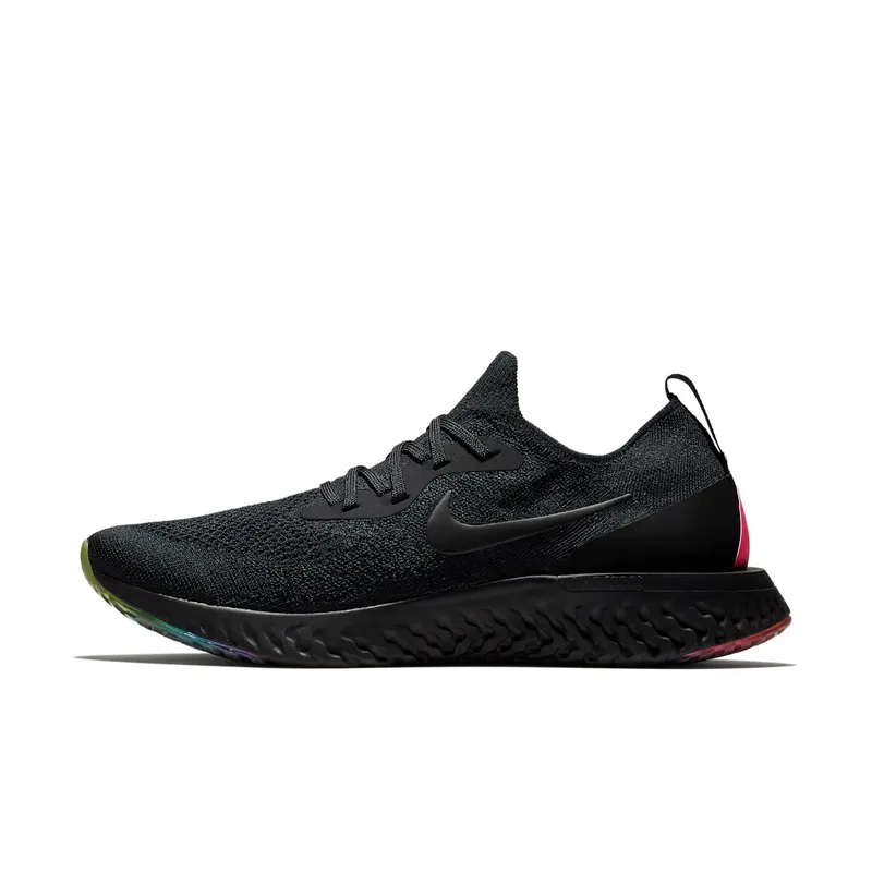 Nike Epic React Flyknit Betrue (2018) Black/Black-Pink Blast-Purple Pulse (AR3772-001)