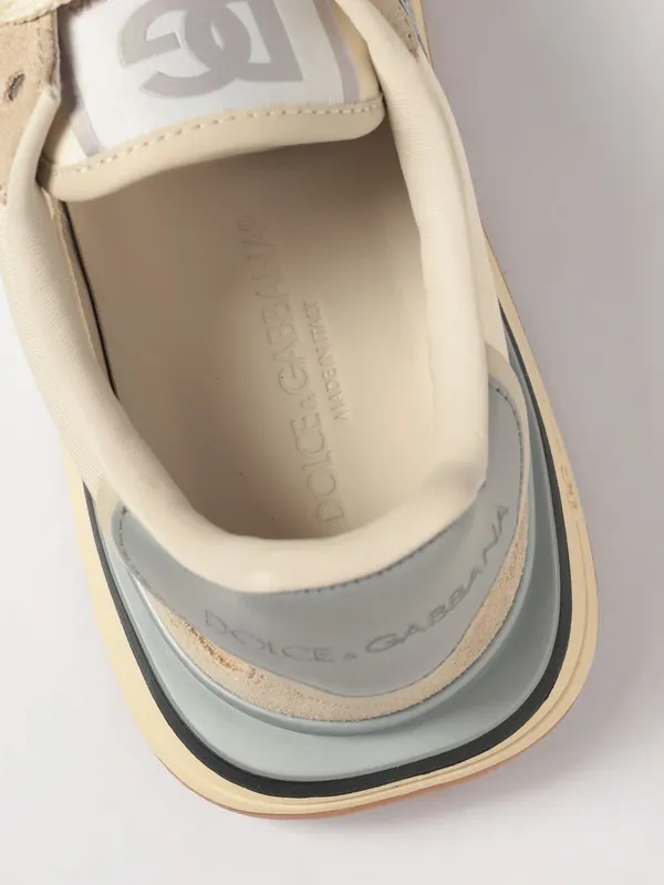 Dolce & Gabbana DG Athletic Sneakers in Suede and Nylon Beige (CK2384A6H638J031) (3)