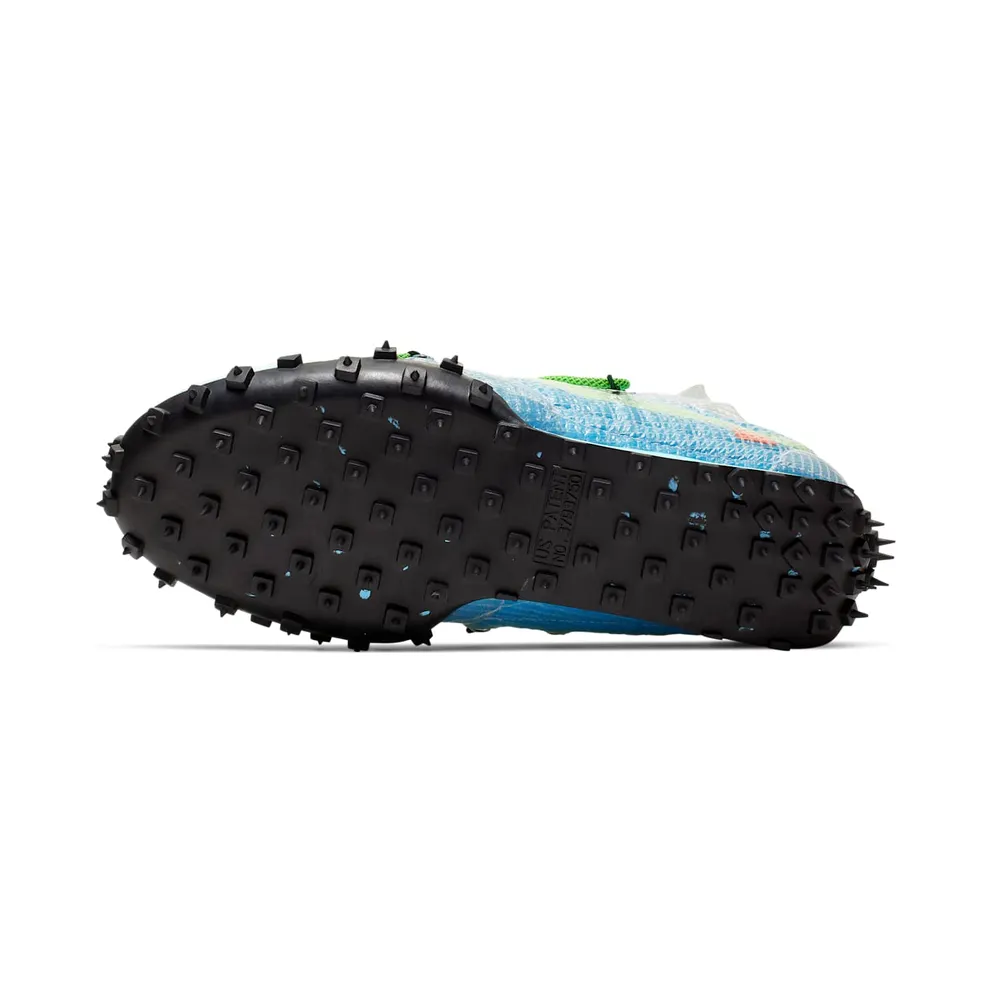 Nike Waffle Racer Off-White Vivid Sky (W) Vivid Sky/Black-Electric Green (CD8180-400)