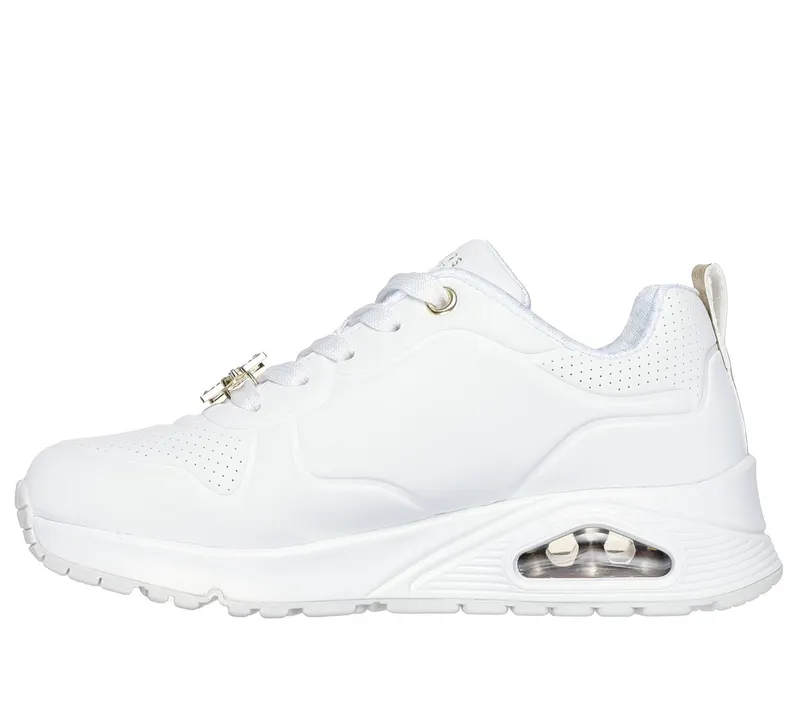 Skechers UNO Gen1 – Trendy Jewels Sneaker White/Gold