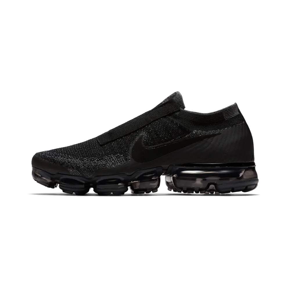 Nike Air VaporMax SE Laceless Triple Black Black/Black-Dark Grey (AQ0581-001)