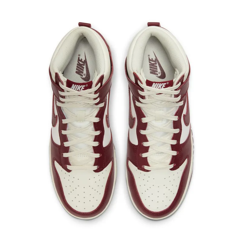 Nike Dunk High Sail Team Red (W) Sail/Team Red-Pale Ivory (DD1869-101)