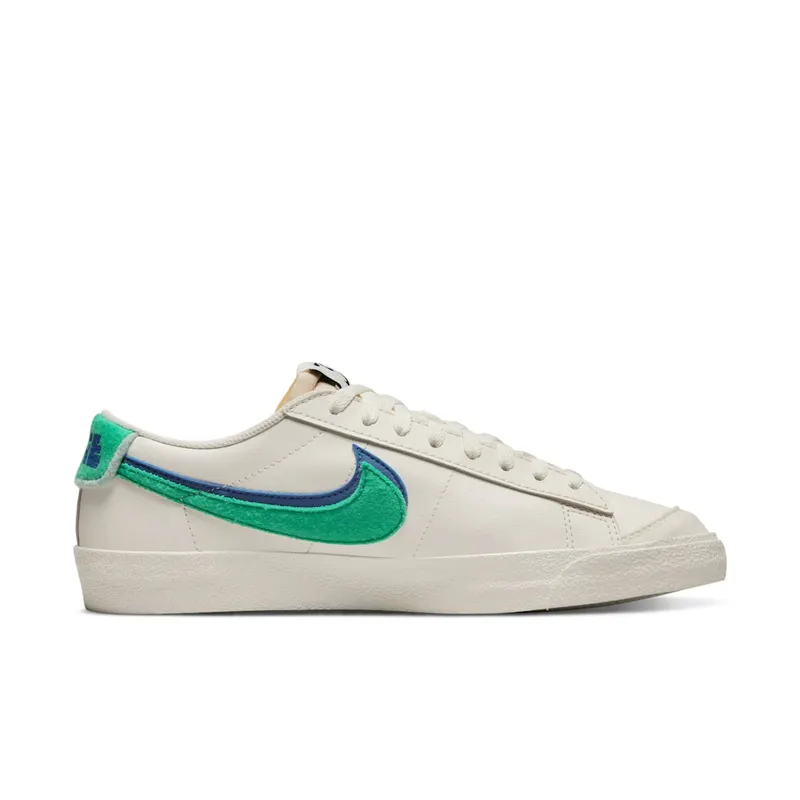 Nike Blazer Low 72 Double Swoosh Sail Green Blue (DO9777-001)