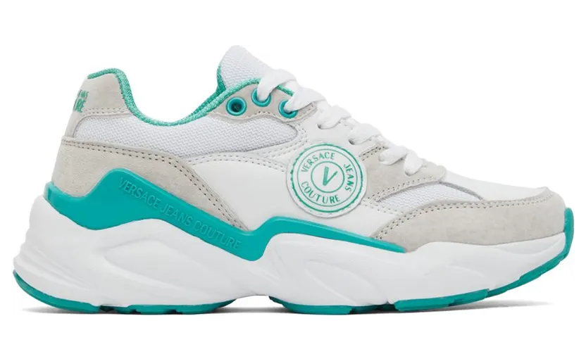 Versace Jeans Couture White Wave Sneakers (E72VA3SW3EZP083)