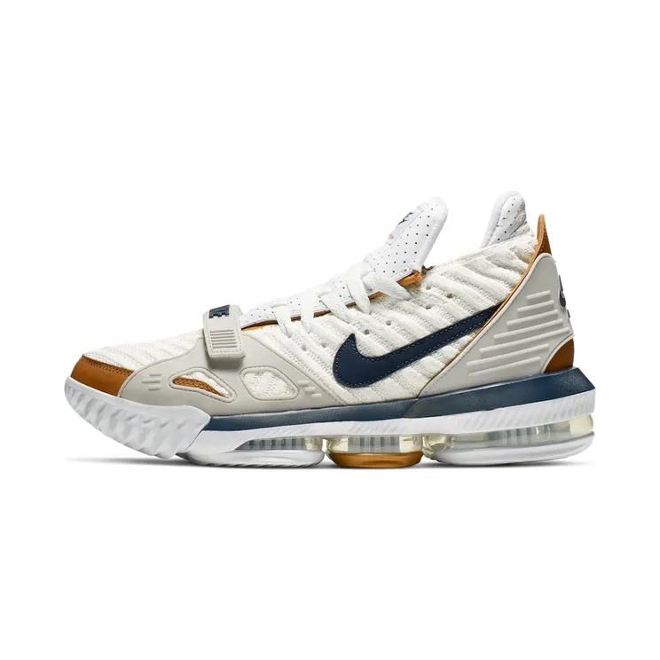 Nike LeBron 16 Air Trainer Medicine Ball “White / Ginger / Midnight Navy” (CD7089-100)