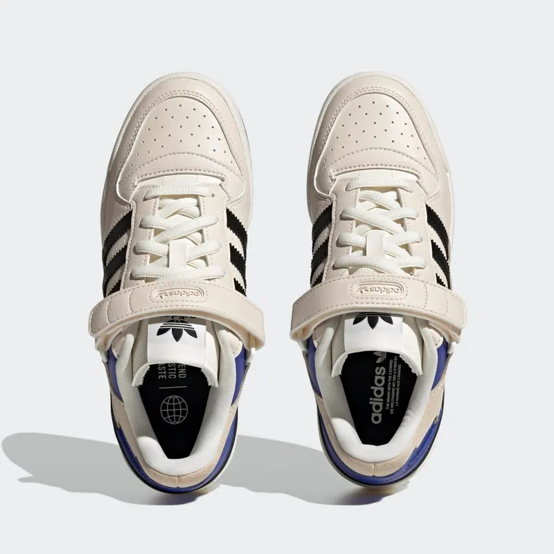 Adidas Forum Low Wonder White / Core Black / Lucid Blue (HQ4426)
