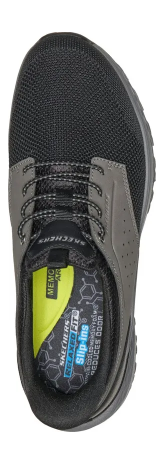 skechers-relaxed-fit 211390_BKGY