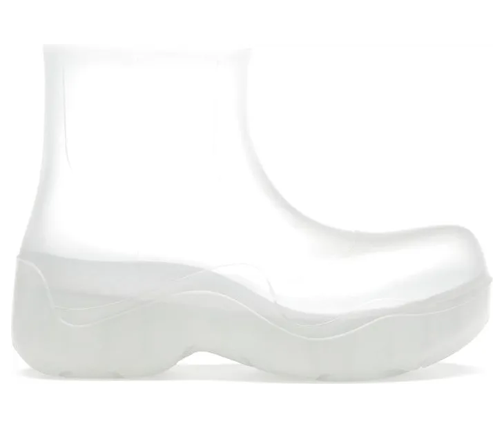 Bottega Veneta Puddle Ankle Boots Glass (640045 V2AS0 8344)