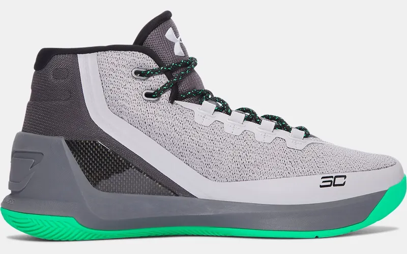 Under Armour Curry 3 Grey Matter Green Grey/Black-Green (1269279-289)