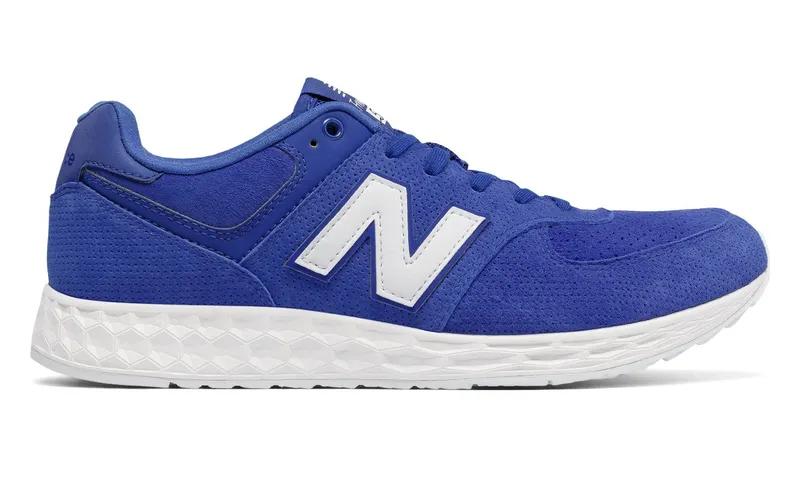 New Balance 574 Fresh Foam Suede Blue White (MFL574FE)