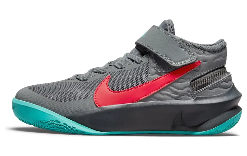 Nike Team Hustle D 10 FlyEase voor kids Grijs (DD7303-008)