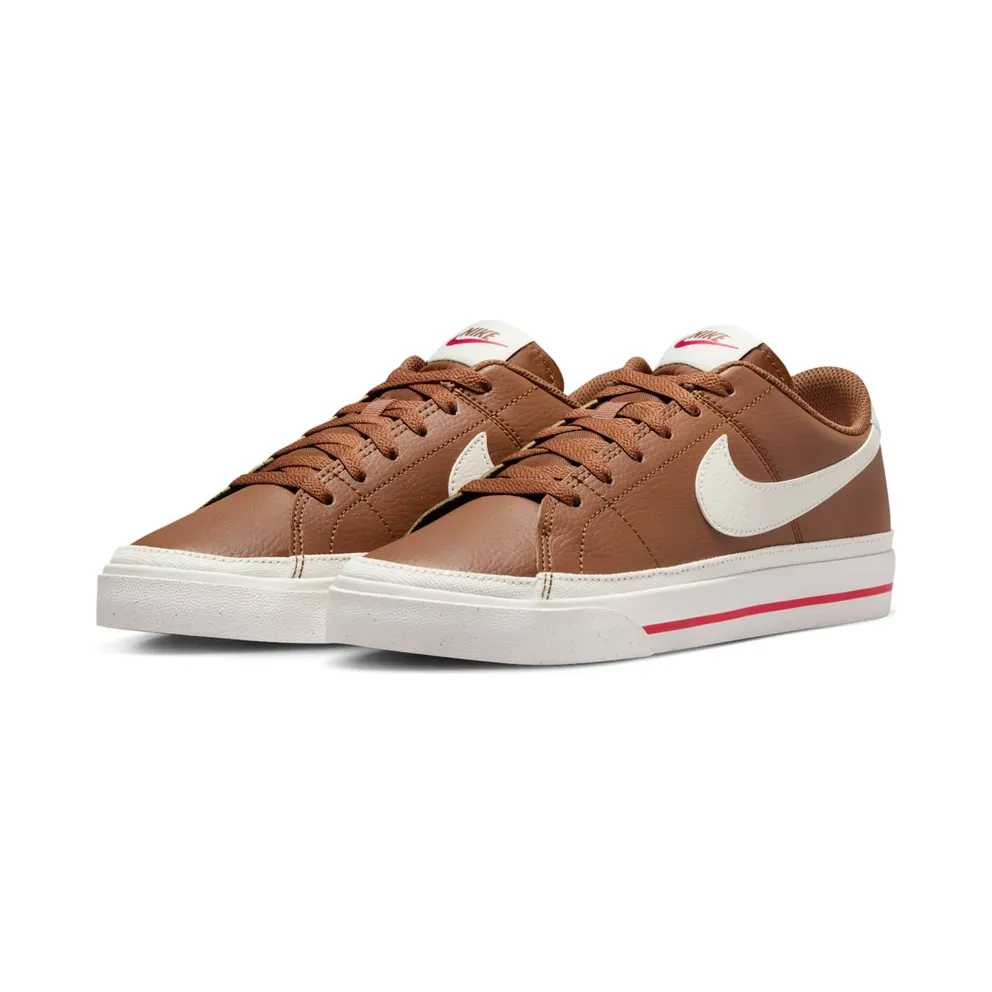 Nike Court Legacy Next Nature Light British Tan Fire Red Sail (DH3161-200)