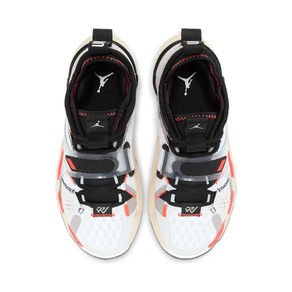 Jordan Why Not Zer0.3 White Bright Crimson Black (GS) White/Bright Crimson-Black (CD5804-101)