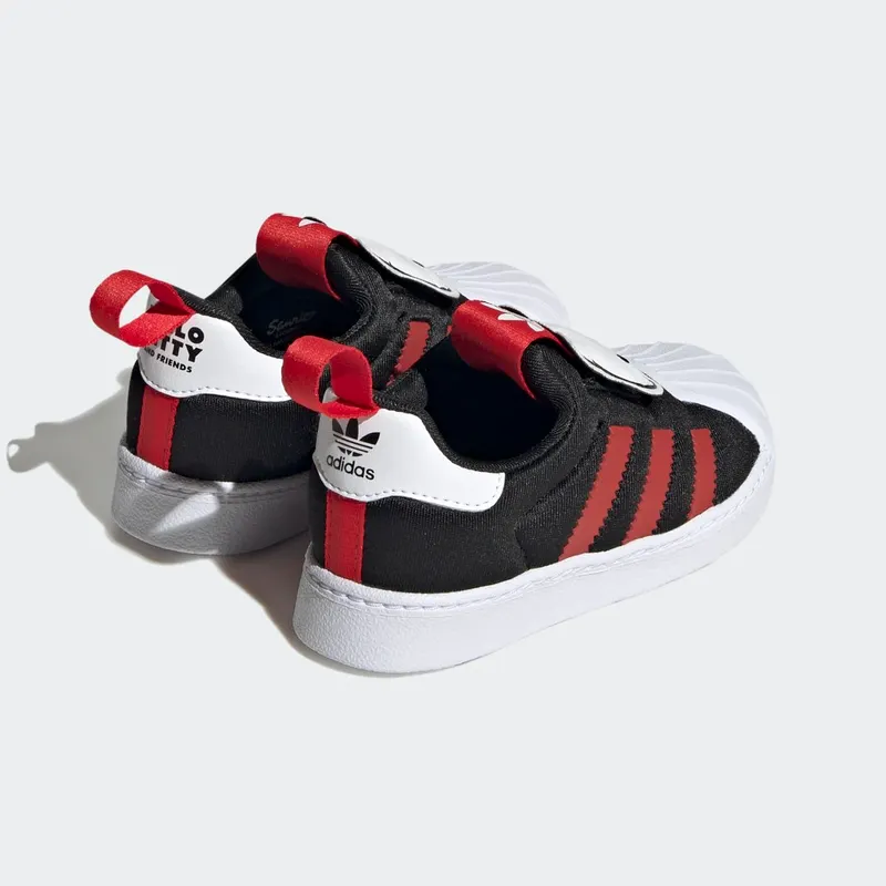 Adidas Superstar 360 Core Black / Vivid Red / Cloud White (HQ4091)
